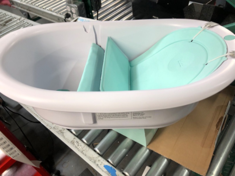 Photo 3 of 4-in-1 Grow-with-Me Bath Tub by Frida Baby Transforms Infant Bathtub 