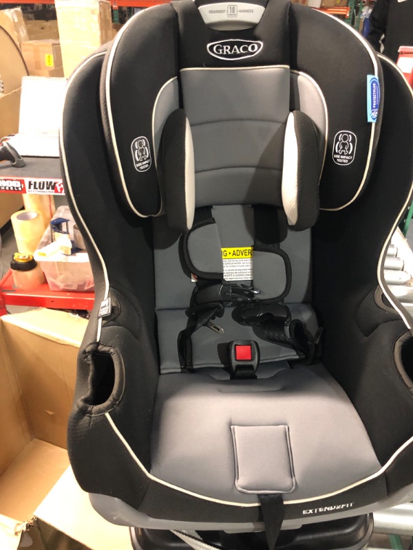 Photo 6 of *USED* MISSING CUP HOLDERS* Graco Extend2Fit Convertible Car Seat, Gotham