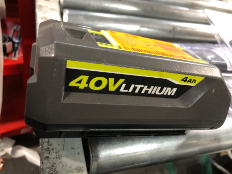 Photo 3 of Ryobi 40V 4.0 Ah Lithium-Ion Battery OP4040