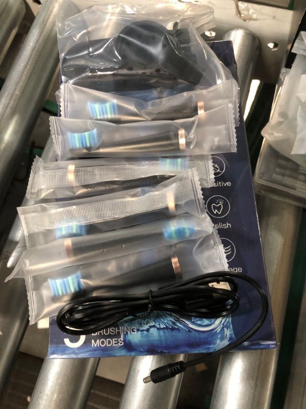 Photo 3 of Sonic Electric Toothbrush for Adults - Rechargeable Electric Toothbrushes with 8 Brush Heads 