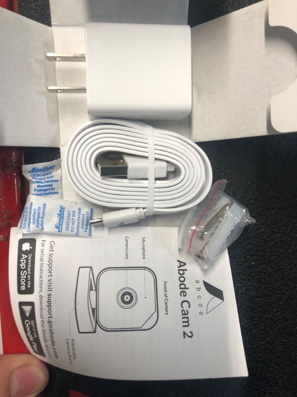 Photo 1 of abode Cam 2,Security CameraMFull Color Low-Light Video, Motion Detection, and Two-Way Voice