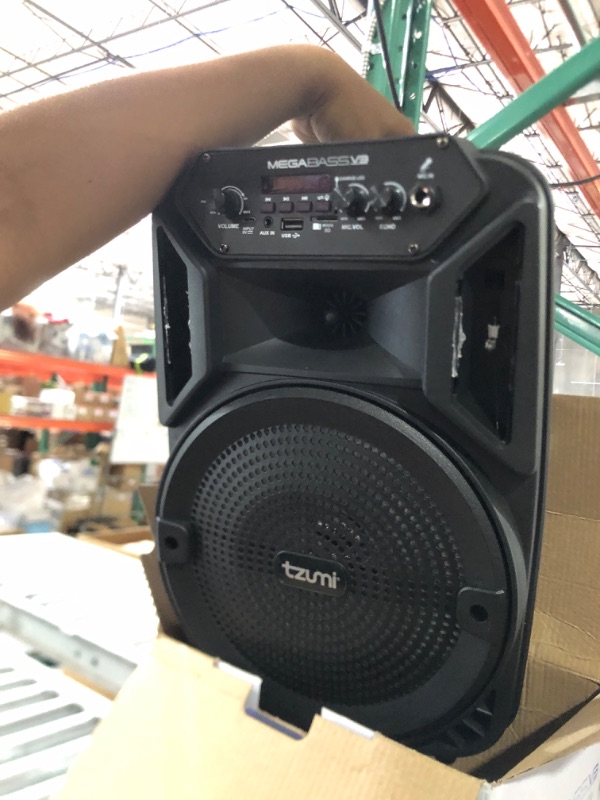 Photo 2 of Tzumi Megabass Jobsite Speaker V3, Black