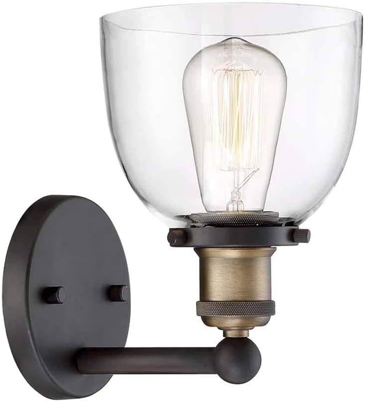 Photo 1 of 1-Light Artisan Bronze Wall Sconce
