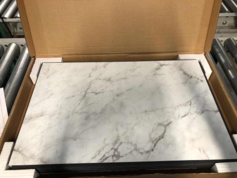 Photo 4 of *Used* Innovera Decor Decorative Shower & Bathroom Wall Tiles (Carrara Marble, Set of 8)