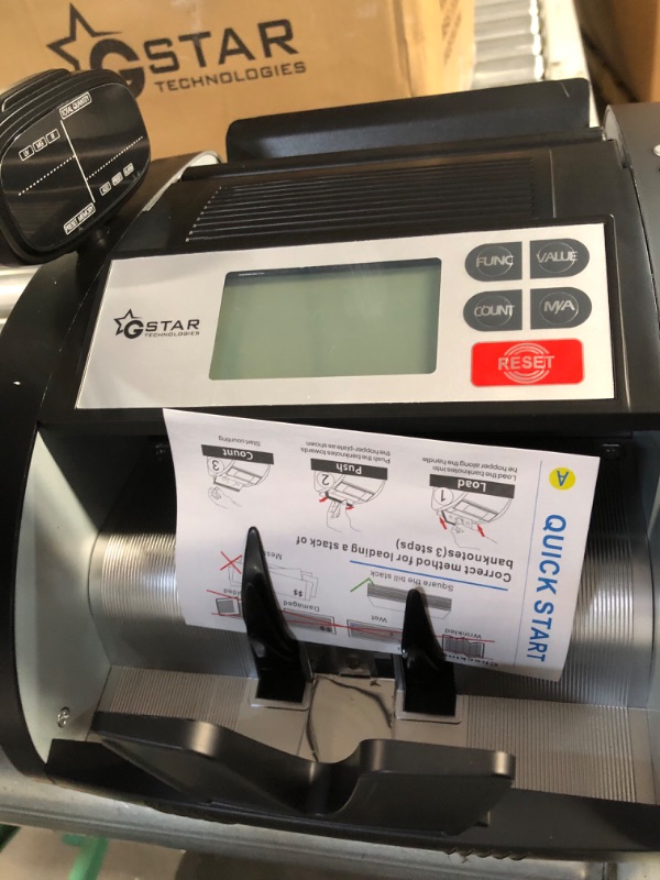 Photo 1 of Money Counter Counterfeit Bill Detection Plus External Displays 