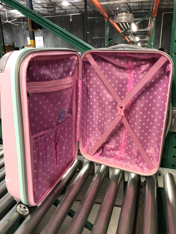 Photo 3 of Rockland London Hardside Spinner Wheel Luggage, Mint, Carry-On 20-Inch