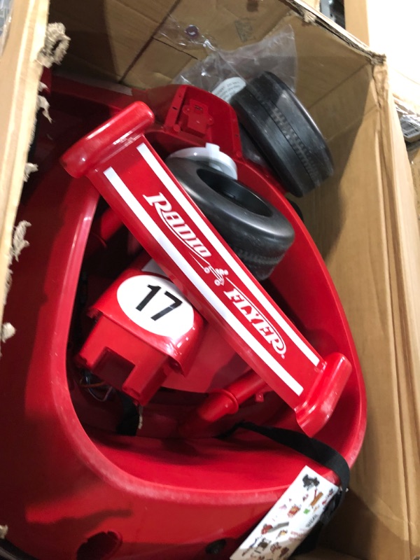 Photo 1 of **FOR PARTS ONLY**
Radio Flyer Grow With Me Racer, Kids Battery Powered and Remote Control Ride On Toy, Red Toddler Ride On Toy For Ages 1.5-4 Years Racer with Remote