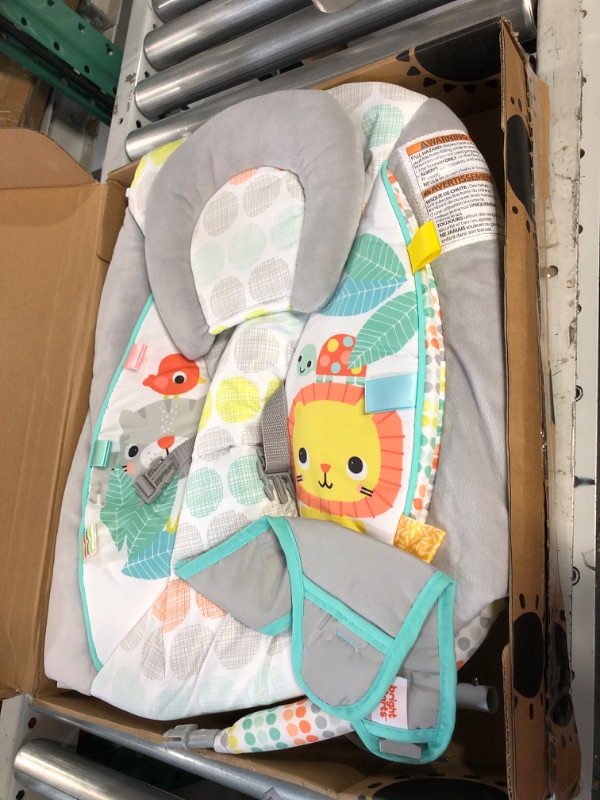 Photo 2 of Bright Starts Whimsical Wild Comfy Baby Bouncer Seat with Soothing Vibration and Music