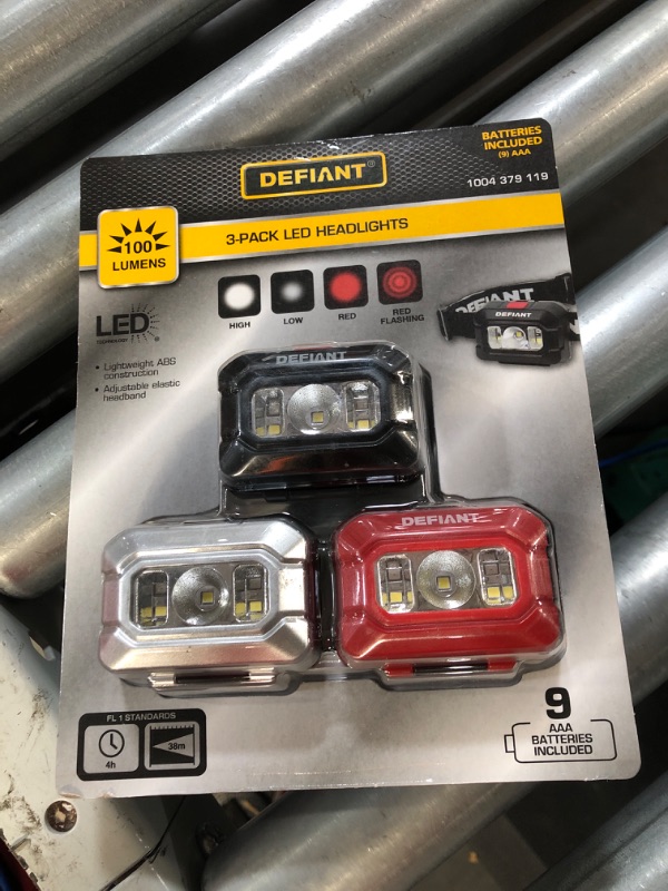 Photo 2 of 100 Lumens LED Headlight Combo (3-Pack)