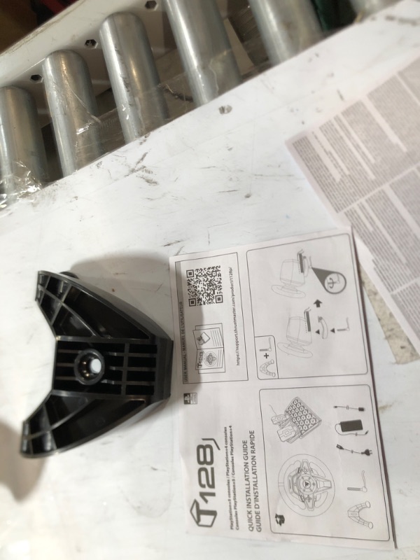 Photo 1 of Thrustmaster T128P, Force Feedback USB Racing Wheel with Magnetic Pedals *NOT TESTED*