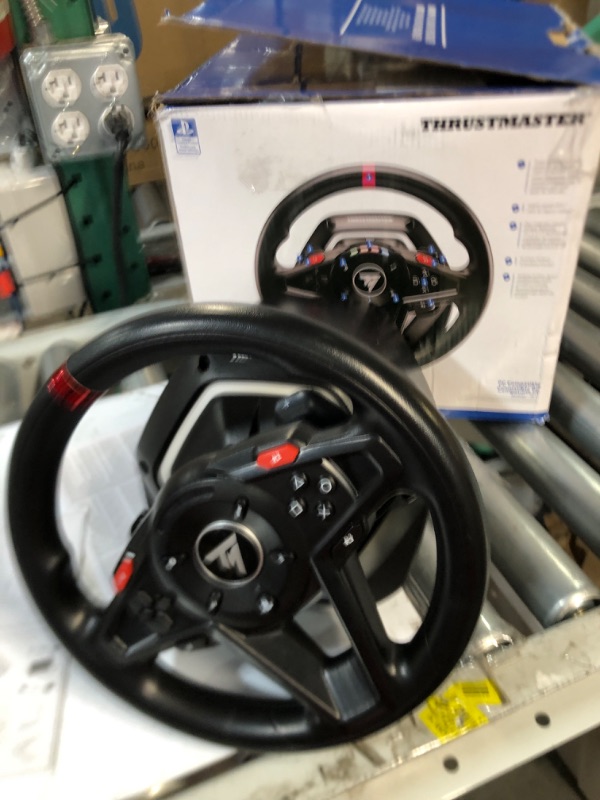 Photo 2 of Thrustmaster T128P, Force Feedback USB Racing Wheel with Magnetic Pedals *NOT TESTED*