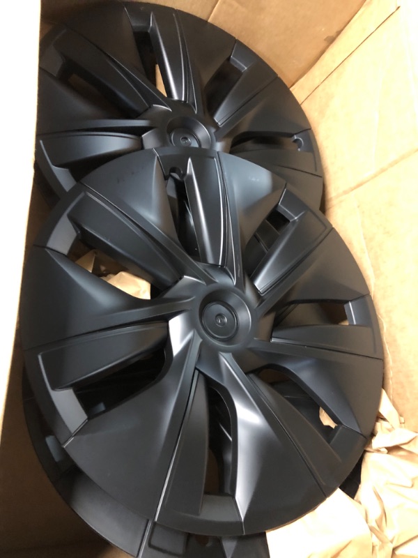 Photo 1 of (4x) Matte Black Hubcaps