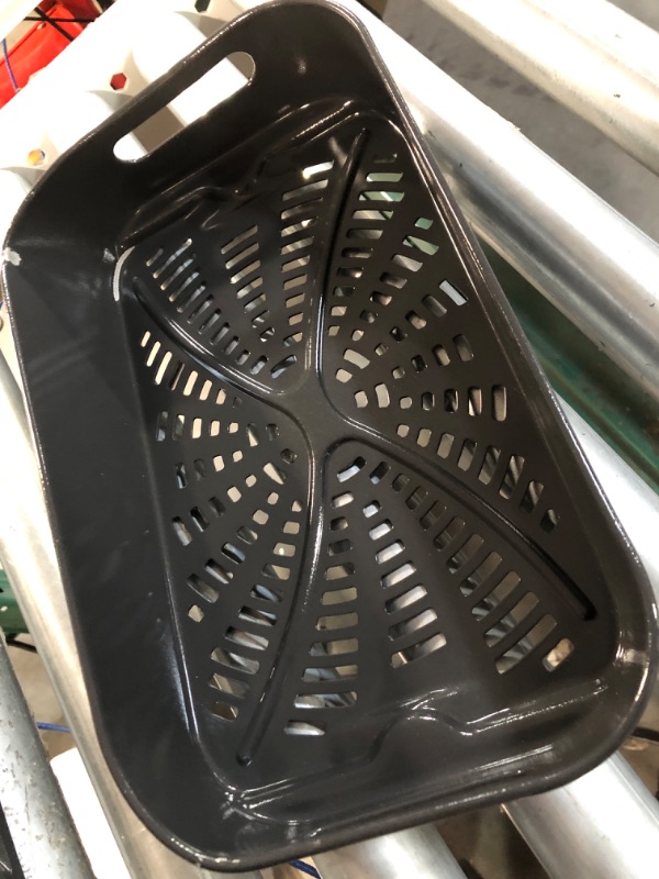 Photo 5 of **BENT INNER BASKET, SEE LAST PHOTO** Ninja FG551 Foodi Smart XL 6-in-1 Indoor Grill with Air Fry, Roast, Bake, Broil & Dehydrate, Smart Thermometer, Black/Silver 1st Generation