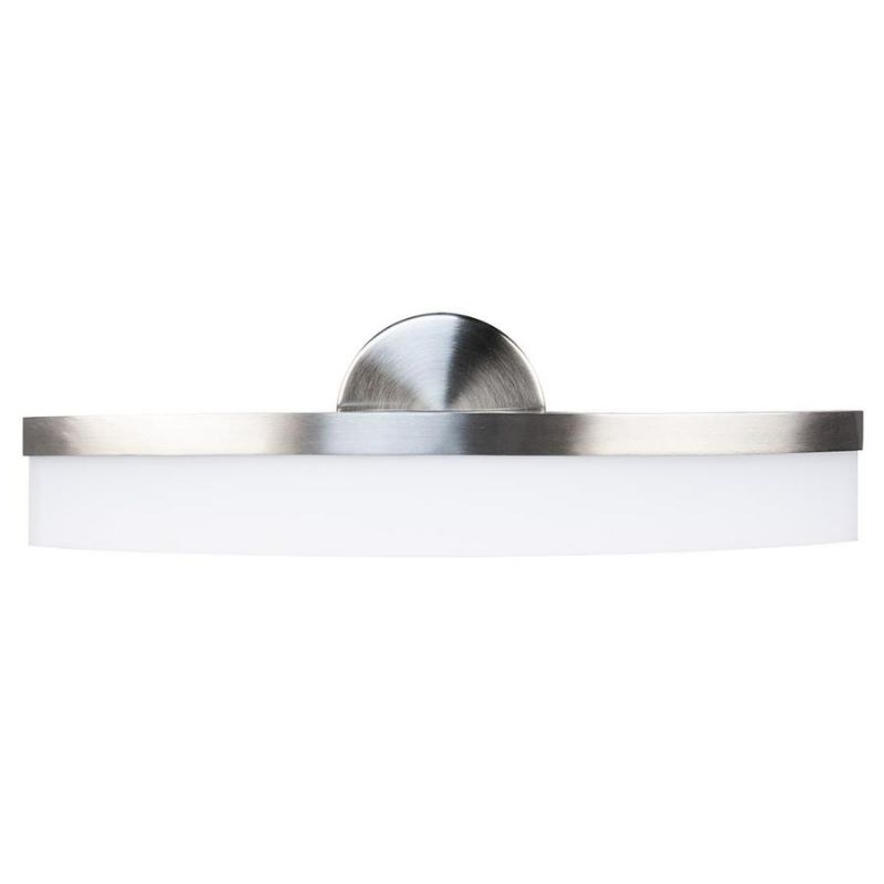 Photo 2 of Origin 21 | Allen + Roth Lynnpark 3-Light Brushed Nickel Modern and Contemporary LED Vanity Light | Rona