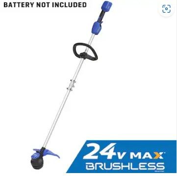 Photo 1 of **TOOL ONLY** Kobalt 24-volt 12-in Straight Battery String Trimmer (Battery and Charger Not Included)