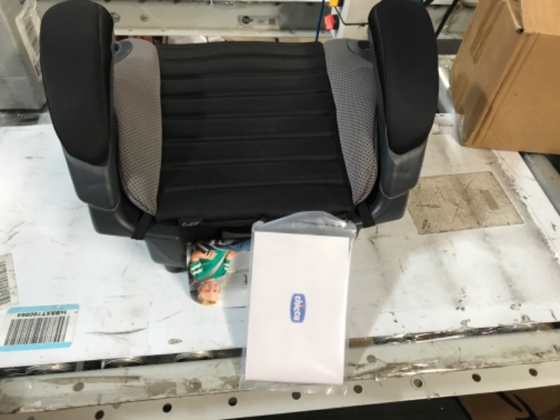 Photo 3 of Chicco GoFit Backless Booster Car Seat  40-110 lbs. | Shark/Black/Grey **LOOKS NEW**