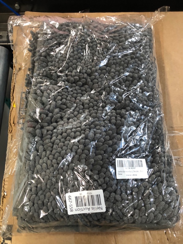 Photo 1 of 20"x32" Gray Bathroom Rug
