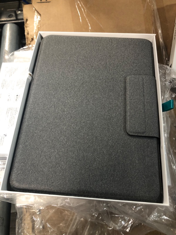 Photo 2 of Logitech Folio Touch iPad Air (4th & 5th gen - 2020, 2022) Keyboard Case and Logitech Crayon (USB-C) Digital Pencil (2018 releases and later) - Graphite, USA Layout Folio Touch Tablet Keyboard + Crayon USB-C Graphite