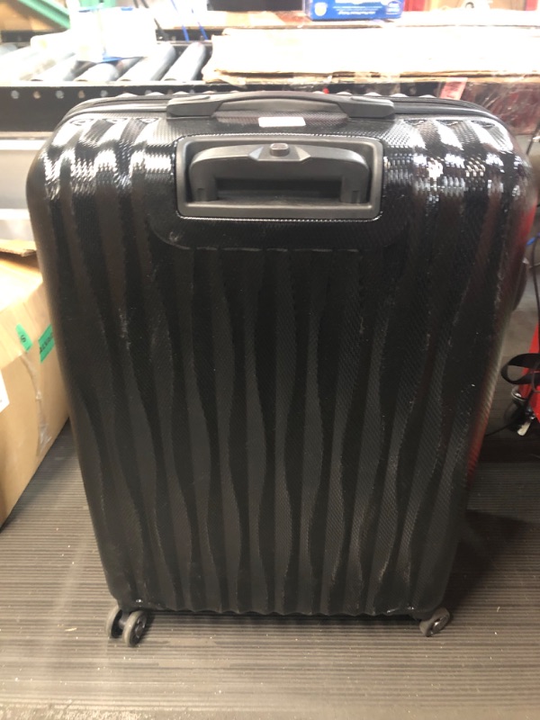 Photo 2 of *SEE NOTES* SwissGear 7272 Energie Hardside Luggage Carry-On Luggage With Spinner Wheels & TSA Lock, Black, 19”