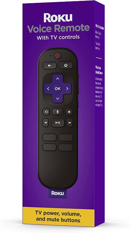 Photo 1 of Roku Voice Remote (Official) for Roku Players, Roku TVs and Roku Audio