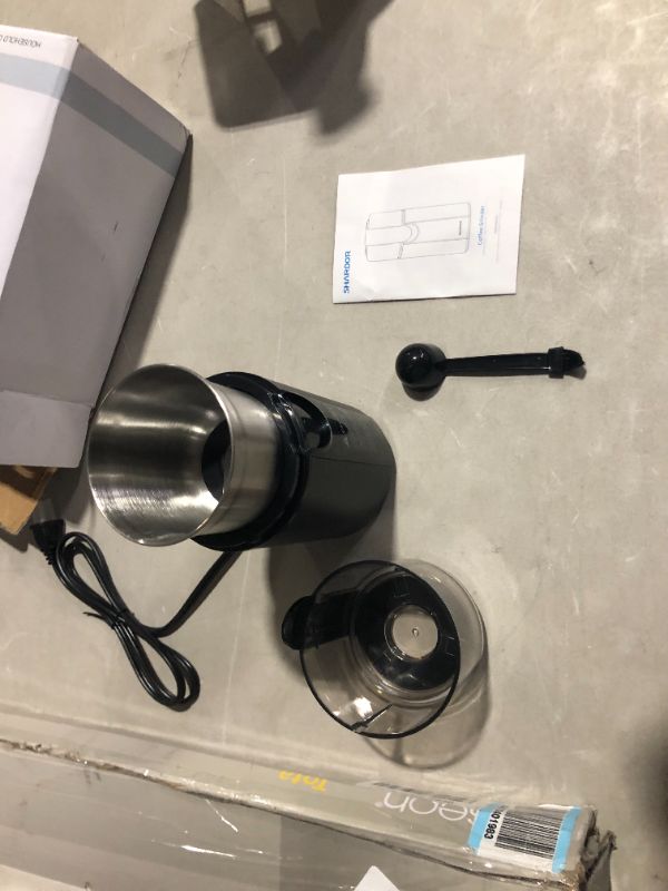 Photo 1 of *USED - LOOKS NEW* Shardor Coffee Grinder Electric, Electric Coffee Blade Grinders with Removable Stainless Steel Bowl, Black