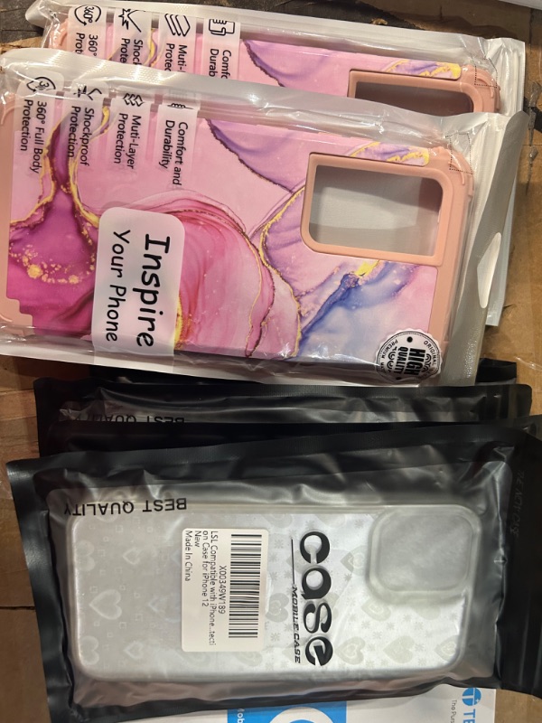 Photo 2 of **MISCELLANEOUS PHONE CASE/GLASS PROTECTOR BUNDLE**