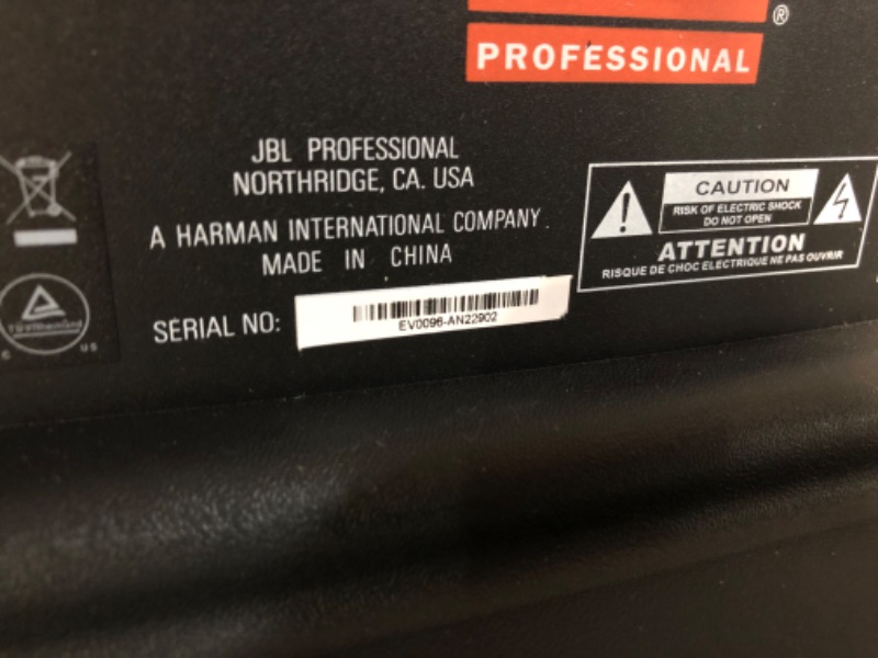 Photo 1 of JBL Professional EON208P Portable All-in-One 2-way PA System with 8-Channel Mixer and Bluetooth 8" Speaker Speaker