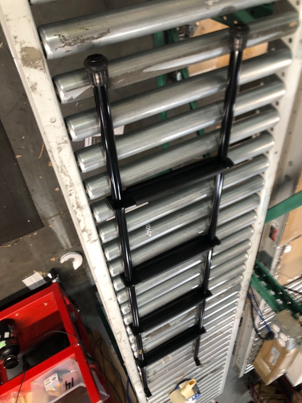 Photo 3 of Stromberg Carlson LA-460B 60” Black Bunk Ladder with Hook Retainer and Extrusions