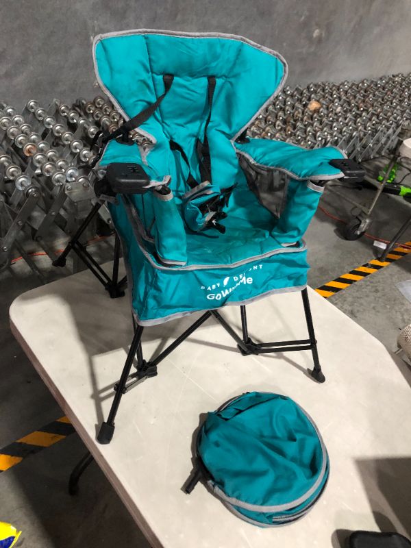 Photo 2 of ***SHADE MISSING - DIRTY - SEE PICTURES***
Baby Delight Go with Me Venture Portable Chair Teal