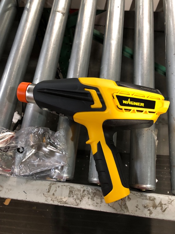 Photo 2 of *USED* MISSING POWER CHORD* Wagner 0503063 FURNO 500 Variable Temp Heat Gun, 2 Nozzles & 12 Temperature Settings Ranging 150°F-1200°F