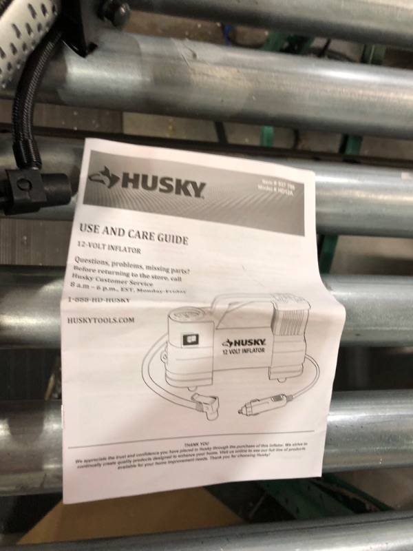 Photo 1 of Husky HD12A 12-Volt Inflator