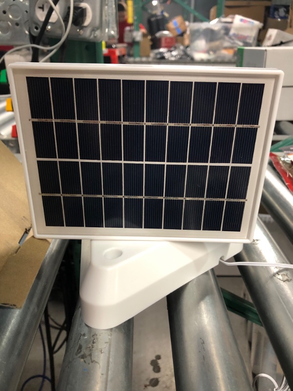 Photo 2 of 180° White 3-in-1 Compact Solar Motion Activated Integrated LED Outdoor Flood Light