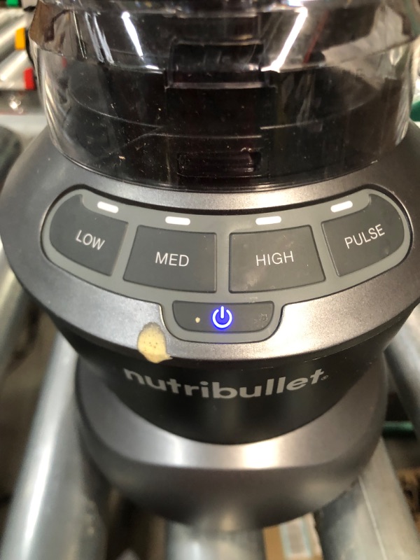 Photo 2 of **READ NOTES**  NutriBullet ZNBF30500Z Blender Combo 1200 Watt, 1200W, Dark Gray