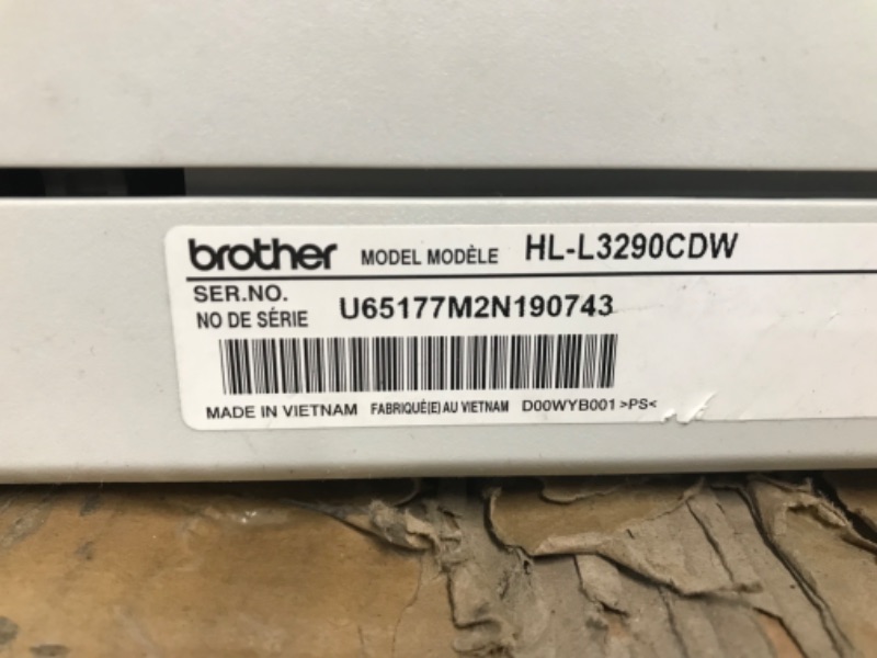 Photo 3 of ***READ NOTES***Brother HLL3290CDW HL-L3290CDW Compact Digital Color Printer, White
