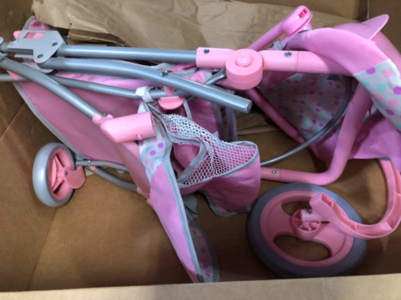 Photo 4 of **USED MISSING PARTS**  Lissi Twin Baby Doll Stroller 