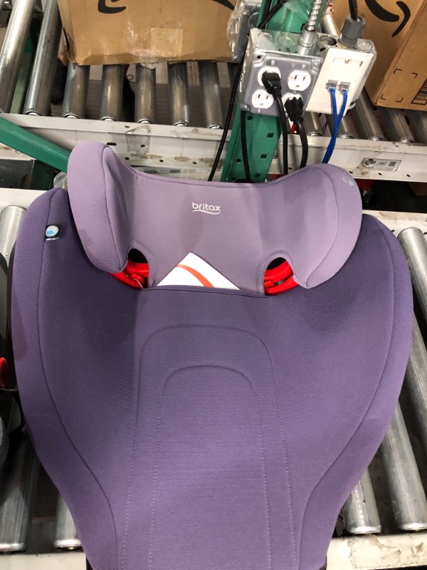 Photo 2 of Britax Highpoint Backless Belt-Positioning Booster Seat, SafeWash Purple Ombre