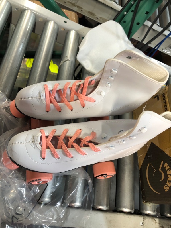 Photo 3 of *LIKE NEW*C SEVEN C7skates Quad Roller Skates | Retro Design Candy Pink Women's 8 / Men's 7