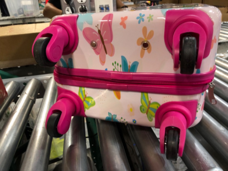 Photo 3 of *MINOR STAIN*Travelers Club Kids LUGGAGE, Butterfly