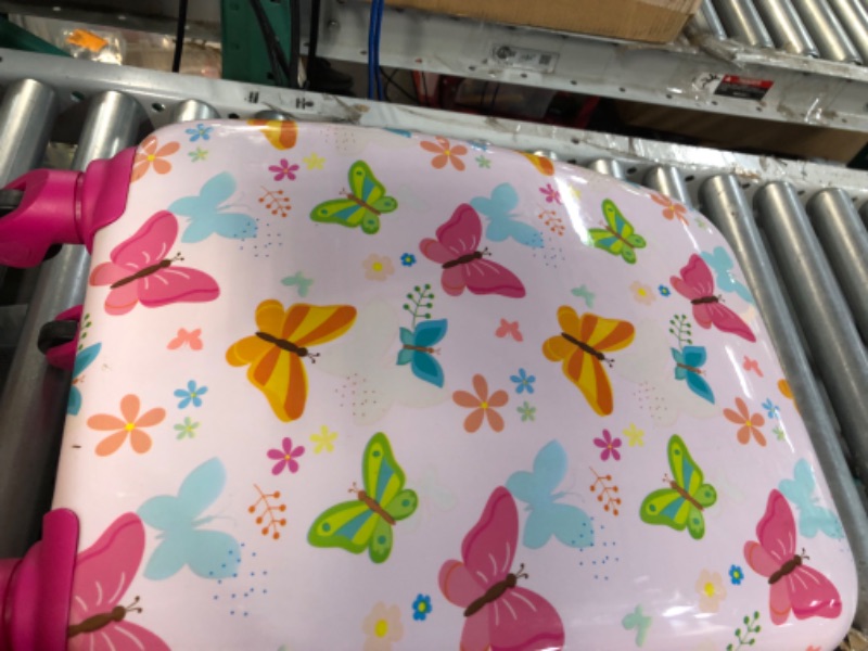 Photo 2 of *MINOR STAIN*Travelers Club Kids LUGGAGE, Butterfly