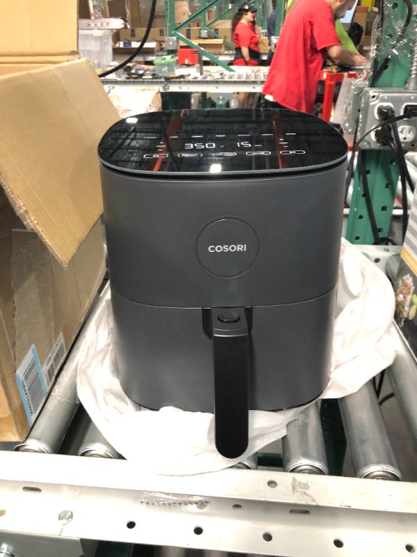 Photo 6 of *USED* COSORI Air Fryer, 5 QT, 9-in-1 Airfryer Compact Oilless Small Oven, Dishwasher-Safe, 450? freidora de aire, 30 Exclusive Recipes, Tempered Glass Display, Nonstick Basket, Quiet, Fit for 1-4 People