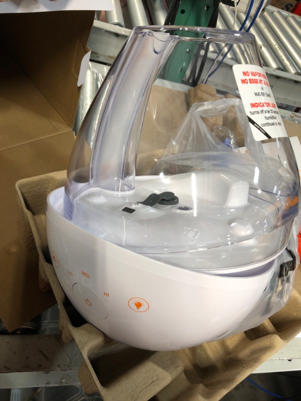 Photo 4 of Crane Drop Humidifier, 1 Gallon, Clear & White