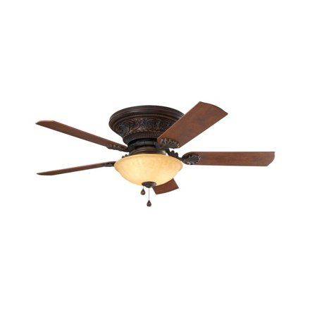 Photo 1 of * sold for parts * not functional *
Harbor Breeze Lynstead 52-in Specialty Bronze LED Indoor Flush Mount Ceiling Fan with Light (5-Blade)
