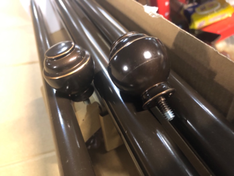 Photo 1 of **SEE NOTES**  KAMANINA 1 Inch Double Curtain Rods 72 to 144 Inches (6-12 Feet)
