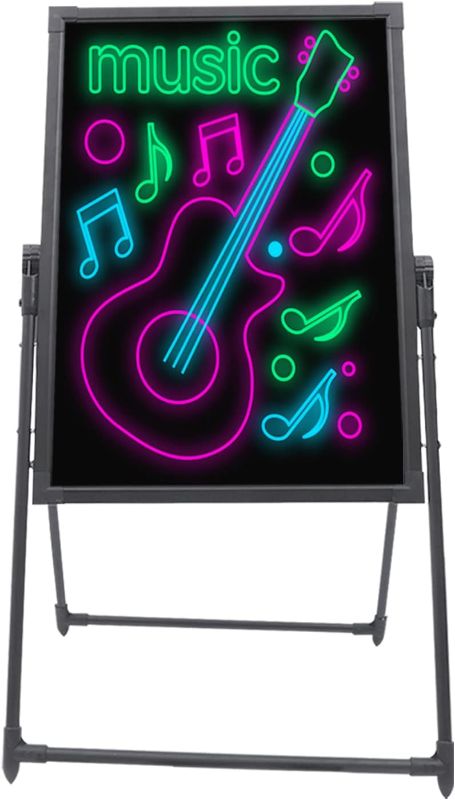 Photo 1 of **SEE NOTES**  A-Frame LED Message Writing Board Standing Erasable Message Writing Panel Display Board 28” x 20"