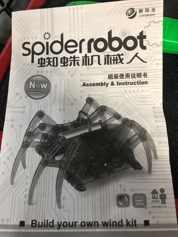 Photo 2 of  Spider Robot Kit, Scientific Robot Toy, DIY Building Kit, Science Explorer Toys for Kids