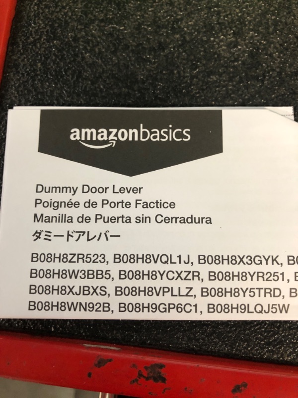 Photo 5 of * for one side of the door only *
Amazon Basics Manchester Dummy Door Lever, 65mm Dia x 104mm L, Matte Black