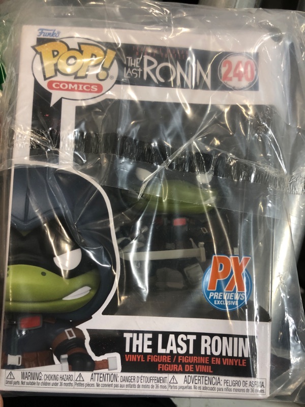 Photo 2 of The Last Ronin (PX Exc): P?o?p?! Comics Vinyl Figurine Bundle with 1 Compatible Graphic Protector (240-73696 - B)