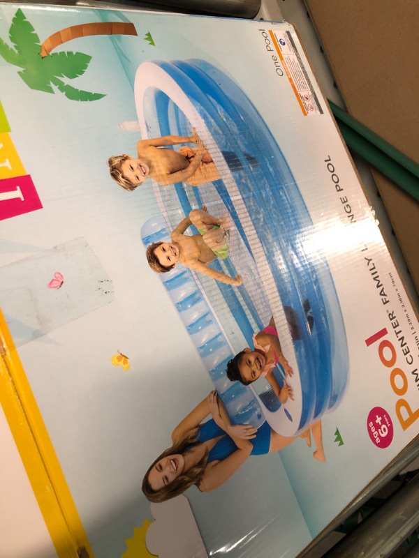 Photo 2 of Intex Swim Center™ Inflatable Family Lounge Pool, 90" X 86" X 31"