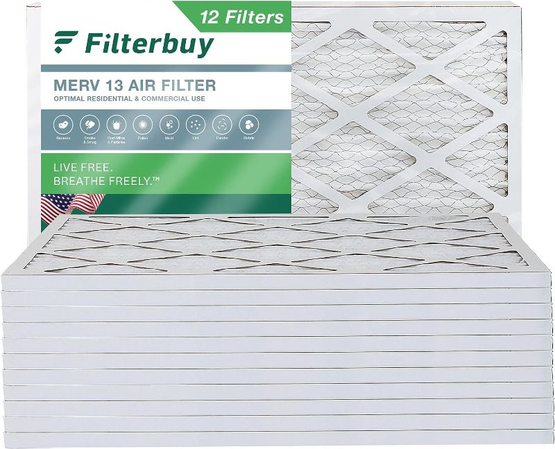 Photo 1 of ****STOCK IMAGE FOR REFERENCE ONLY***
HONEYWELL  14X25X1 SUPERIOR ALLERGEN AIR FILTERS  12 PK 