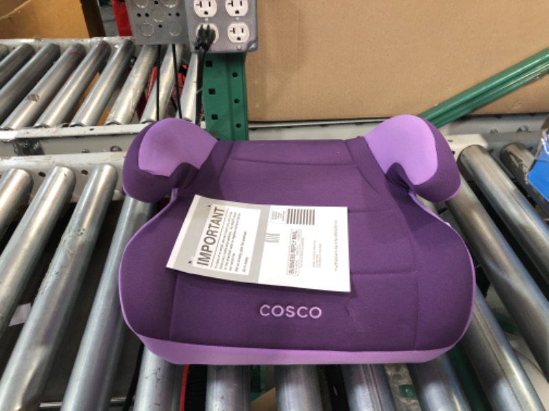 Photo 2 of Cosco Topside Booster Car Seat - Easy to Move, Lightweight Design (Grape), 1 Count (Pack of 1)